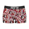 Women's Boy Shorts - Florida State Seminoles - Twisted Wordmark by Rock 'Em Socks