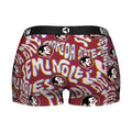 Women's Boy Shorts - Florida State Seminoles - Twisted Wordmark by Rock 'Em Socks