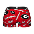Women's Boy Shorts - Georgia Bulldogs - Logo All-Over by Rock 'Em Socks