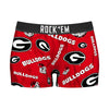 Women's Boy Shorts - Georgia Bulldogs - Logo All-Over