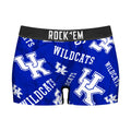 Women's Boy Shorts - Kentucky Wildcats - Logo All-Over by Rock 'Em Socks