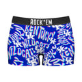 Women's Boy Shorts - Kentucky Wildcats - Twisted Wordmark by Rock 'Em Socks