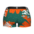 Women's Boy Shorts - Miami Hurricanes - Team Blast by Rock 'Em Socks