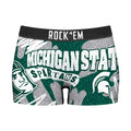 Women's Boy Shorts - Michigan State Spartans - Team Blast by Rock 'Em Socks