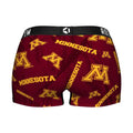 Women's Boy Shorts - Minnesota Golden Gophers - Logo All-Over by Rock 'Em Socks