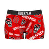 Women's Boy Shorts - NC State Wolfpack - Logo All-Over