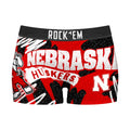 Women's Boy Shorts - Nebraska Huskers - Team Blast by Rock 'Em Socks