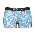 Women's Boy Shorts - North Carolina Tar Heels - Twisted Wordmark by Rock 'Em Socks