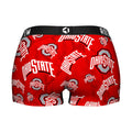 Women's Boy Shorts - Ohio State Buckeyes - Logo All-Over by Rock 'Em Socks