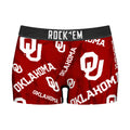 Women's Boy Shorts - Oklahoma Sooners - Logo All-Over by Rock 'Em Socks