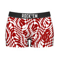 Women's Boy Shorts - Oklahoma Sooners - Wavy Checkers by Rock 'Em Socks