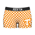 Women's Boy Shorts - Tennessee Volunteers - Full Checkerboard by Rock 'Em Socks