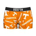 Women's Boy Shorts - Tennessee Volunteers - Logo All-Over by Rock 'Em Socks