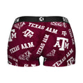 Women's Boy Shorts - Texas A&M Aggies - Logo All-Over by Rock 'Em Socks