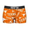 Women's Boy Shorts - Texas Longhorns - Logo All-Over