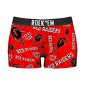 Women's Boy Shorts - Texas Tech Red Raiders - Logo All-Over by Rock 'Em Socks