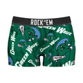 Women's Boy Shorts - Tulane Green Wave - Logo All-Over by Rock 'Em Socks