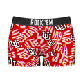 Women's Boy Shorts - Utah Utes - Twisted Wordmark by Rock 'Em Socks