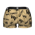 Women's Boy Shorts - Wake Forest Demon Deacons - Logo All-Over by Rock 'Em Socks