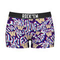 Women's Boy Shorts - Washington Huskies - Twisted Wordmark by Rock 'Em Socks