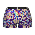 Women's Boy Shorts - Washington Huskies - Twisted Wordmark by Rock 'Em Socks