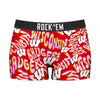 Women's Boy Shorts - Wisconsin Badgers - Twisted Wordmark