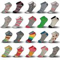 Women’s Breathable Colorful No Show Low Cut Ankle Socks by DailySale