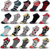 Women’s Breathable Colorful No Show Low Cut Ankle Socks