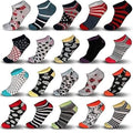 Women’s Breathable Colorful No Show Low Cut Ankle Socks by DailySale