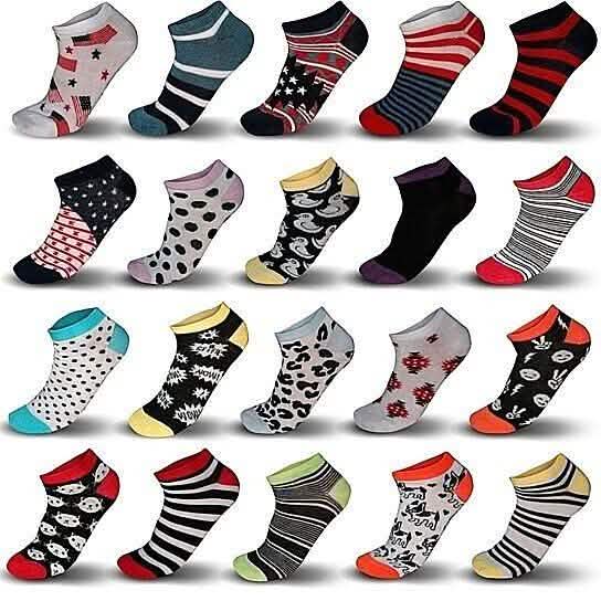 Women’s Breathable Colorful No Show Low Cut Ankle Socks by DailySale