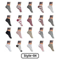 Women’s Breathable Stylish Colorful Fun No Show Low Cut Ankle Socks by DailySale