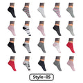 Women’s Breathable Stylish Colorful Fun No Show Low Cut Ankle Socks by DailySale