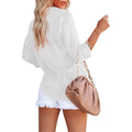 Women's Button Down Shirts Satin V Neck Long Sleeve by DailySale