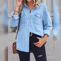 Women's Button Pocket Long Sleeve Casual by DailySale
