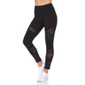 Women's Camo 7/8 High Waist Legging With Sheer Mesh by DailySale