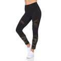 Women's Camo 7/8 High Waist Legging With Sheer Mesh by DailySale