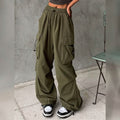 Women's Cargo Baggy Pants High Waist by DailySale