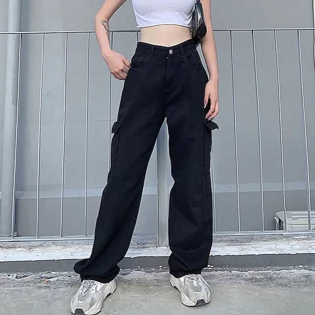 Women's Cargo Trouser Mid Waist Pants by DailySale