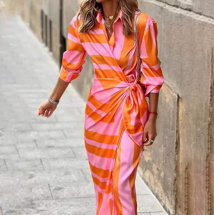 Women's Casual Boho Long Shirt Dress by DailySale