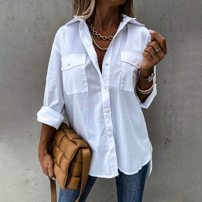Women's Casual Collar Tunic Shirt by DailySale