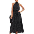 Women’s Casual Halter Neck Sleeveless Long Maxi Dress - Assorted Styles by DailySale
