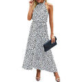 Women’s Casual Halter Neck Sleeveless Long Maxi Dress - Assorted Styles by DailySale