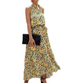 Women’s Casual Halter Neck Sleeveless Long Maxi Dress - Assorted Styles by DailySale