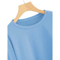 Women's Casual Lace-Up Long-Sleeved Pullover Crop Top Sweatshirt by DailySale