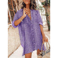 Women's Casual Leopard Print Shirt Dress by DailySale