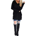 Womens Casual Long Sleeves Solid V-Neck Tunics Shirt Tops with Pockets by DailySale