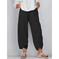 Women's Casual Plus Size Cotton Pants by DailySale