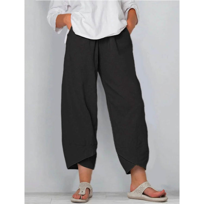 Women's Casual Plus Size Cotton Pants by DailySale