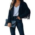 Women's Chic Cropped Tassel Jacket by DailySale