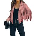 Women's Chic Cropped Tassel Jacket by DailySale